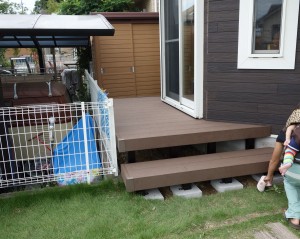 ウッドデッキ交換 北野支店