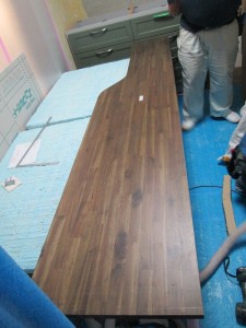 キッチンリフォーム現場にて。