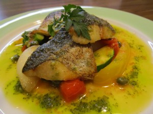 白身魚とトマトのソテー800