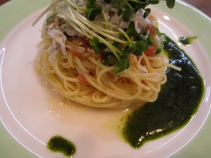 ランチタイム限定冷製パスタ２０日まで！