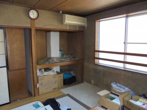 和室から洋室へ