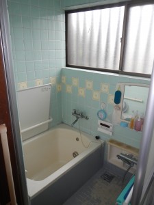 浴室交換と耐震補強