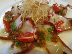 タコのカルパッチョ