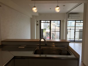 Afterキッチン照明