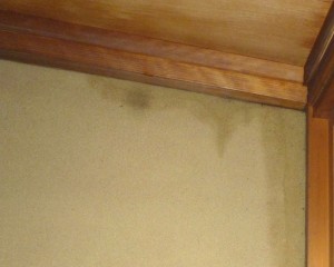 雨漏り　壁