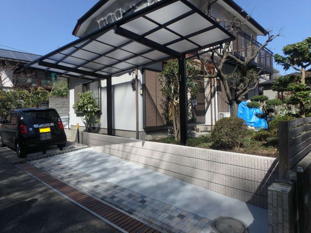 大型バイクの駐輪スペースを増設