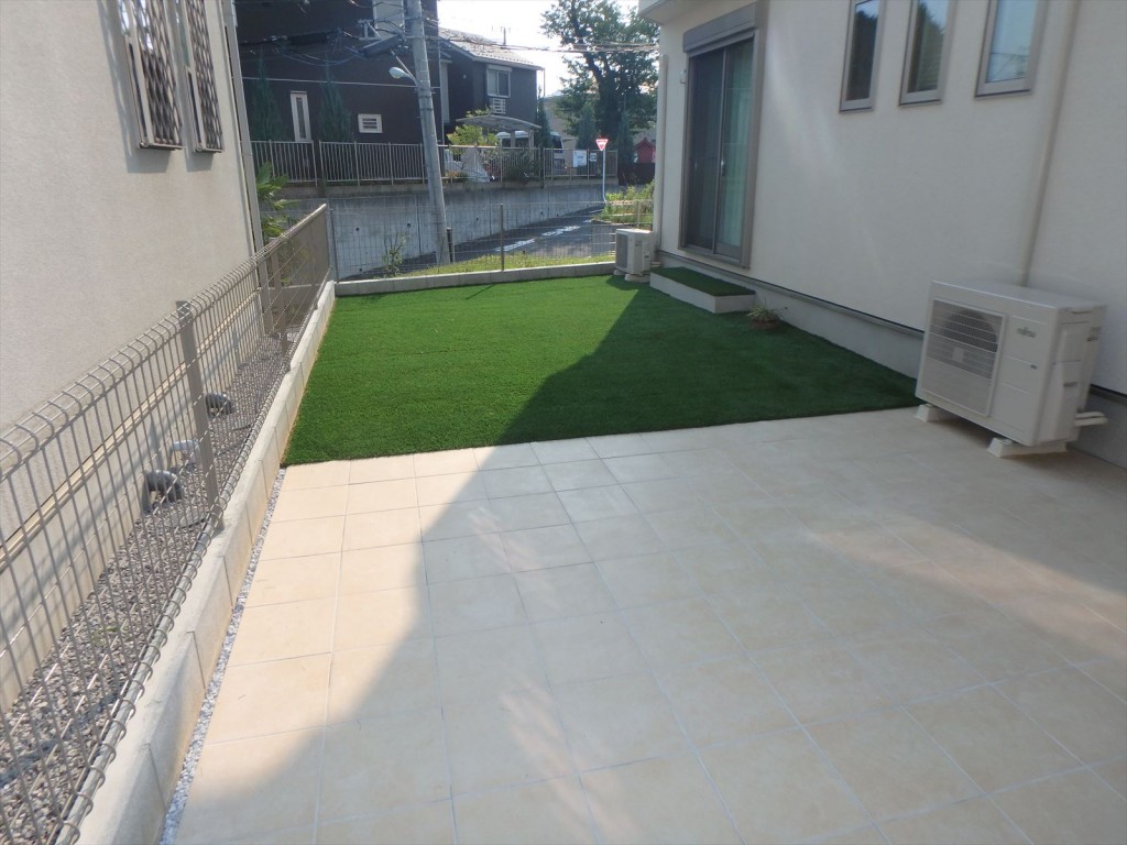 多目的に使える新築外構