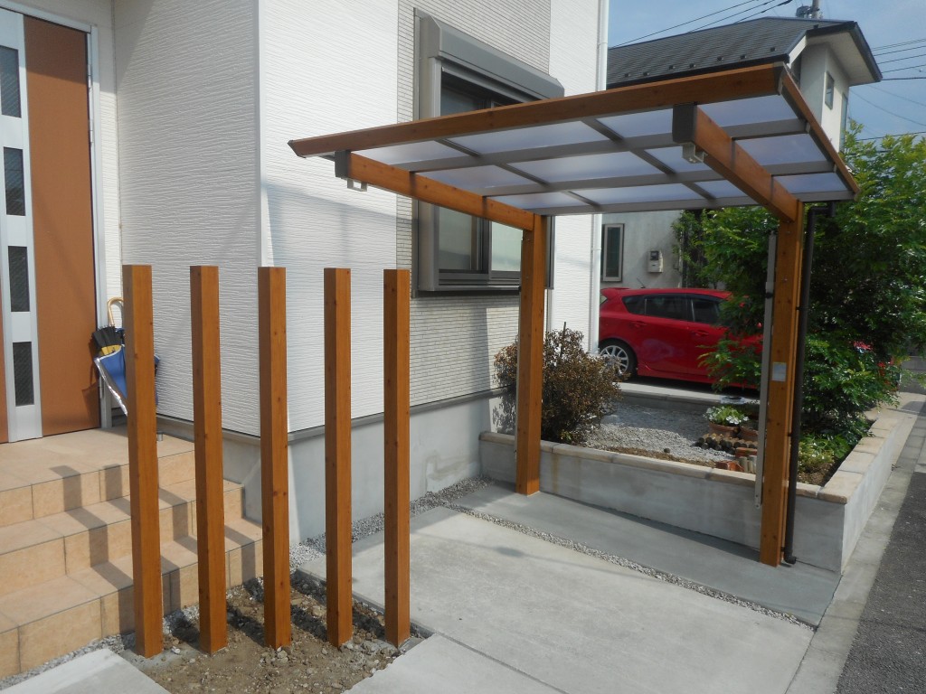 シンプル＋機能的な外構にリニューアル！