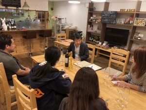 カフェ💛エンラージ＊石井社長によるワイン講習会！