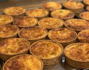 かぼちゃとベーコンのキッシュ