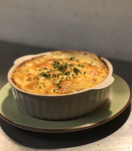 じゃがいもとミートソースのグラタン