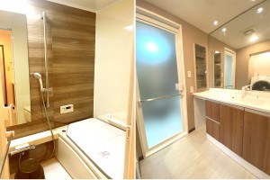 洗面所・浴室交換工事完成しました。