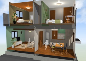 ファミリー向け賃貸リフォームが完成しました！