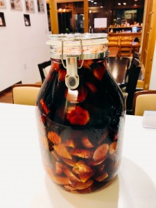 ホットワインワイン入れた