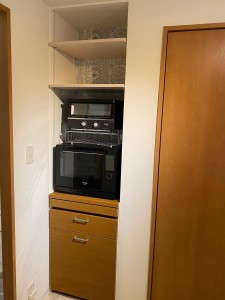 オリジナルの家電収納と “タカラ”の浴室＆洗面リフォーム