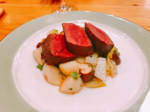 蝦夷鹿のロースト