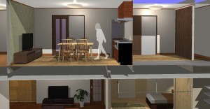 二世帯化リフォーム進行中！