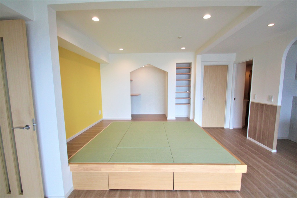 収納を増やす小上がりスペース♪