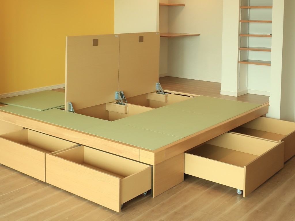 収納を増やす小上がりスペース♪-2