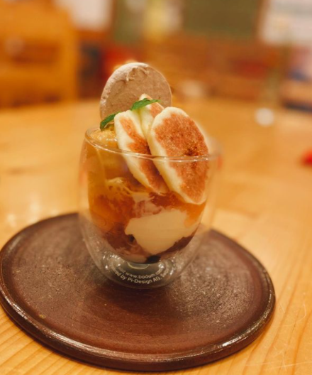 いちじくのパフェ