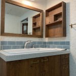 こだわりの洗面台