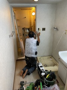 浴室・洗面リフォーム着工しました！