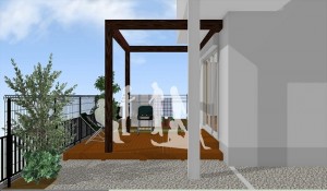 念願のウッドデッキ・パーゴラの完成✨