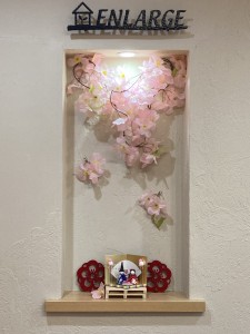 春に向けてショールームの模様替え🌸
