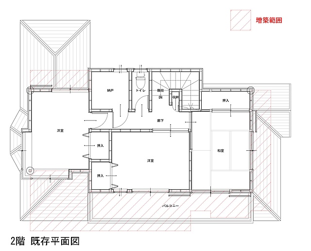 2階既存平面図S
