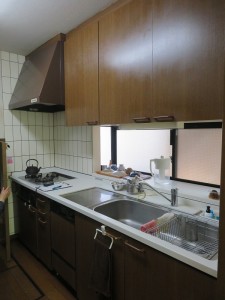 【日野市】キッチン交換・床貼り替え工事②