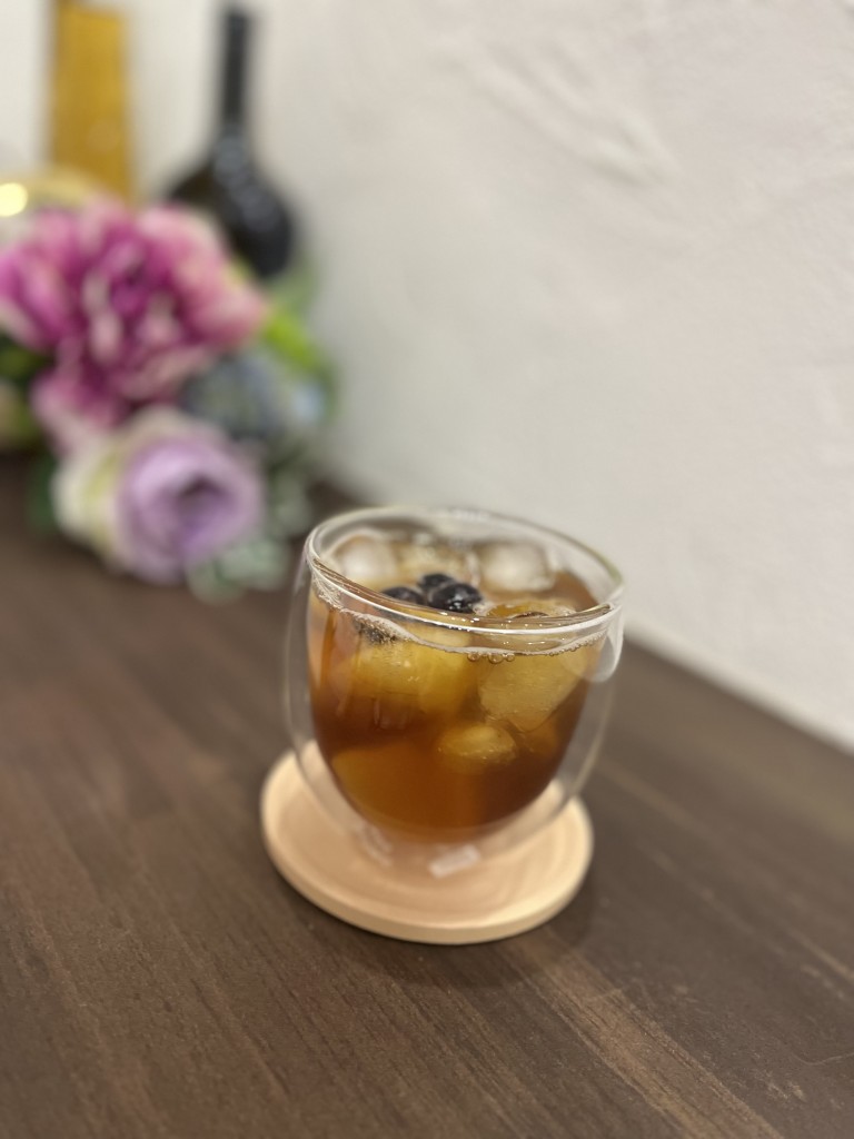 ごろごろピーチベリーティー