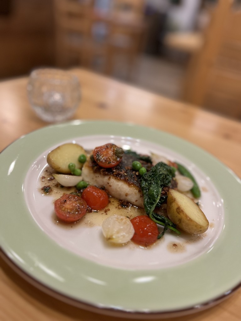 平目のポワレ　焦がしバターソース