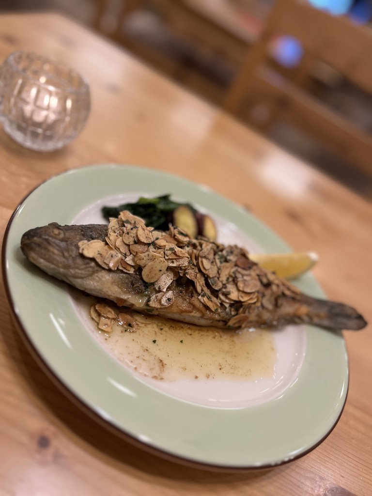 ディナーAコース　ホワイトサーモンのムニエル