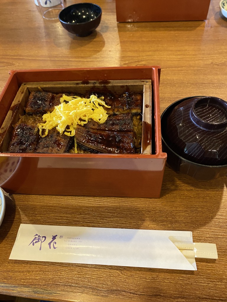 うなぎのせいろ蒸し最高