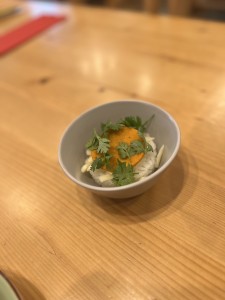 2023秋のフレンチラーメン　アジアンリゾットパクチーあり