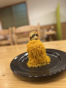 カフェ💛エンラージ＊1/16(火)より新登場❣かぼちゃの絹糸モンブラン💕