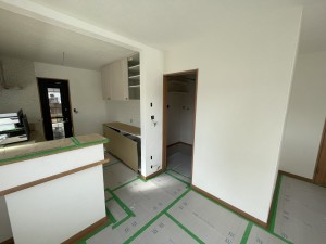 LDKのスイス漆喰塗り