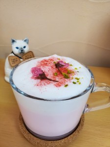 桜ラテ3