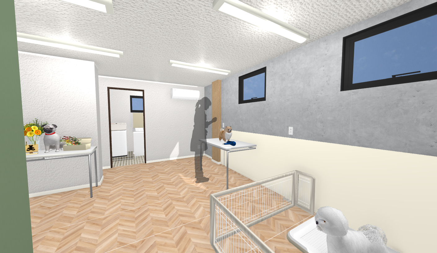 トリミングルーム①