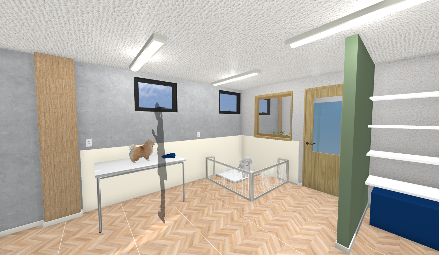 トリミングルーム③