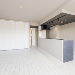 「家事ラク・モノトーン」がテーマのマンションデザインリノベーション