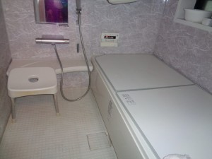 浴室水栓　工事前