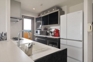 After -kitchen + cup board view-