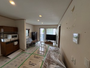 自然素材内装リフォーム始まりました🍃