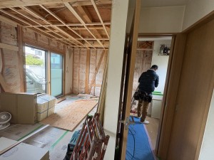 ご実家全面リフォーム  順調に進んでいます✨